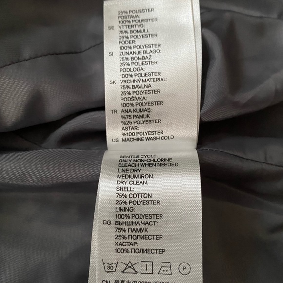 H&M Princess Neckline Tailored Jacket Blazer, women’s - Picture 14 of 15